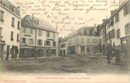 38 - PONT DE BEAUVOISIN - PLACE FRANCOIS FLANDRIN - Autres & Non Classés