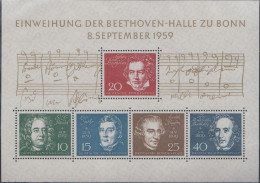 Deutschland Mi. Block 2 Einweihung Der Beethovenhalle Bonn ( Postfrisch) - Unused Stamps