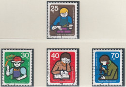 BRD  800-803, Gestempelt, Jugend: Jugendarbeit, 1974 - Used Stamps