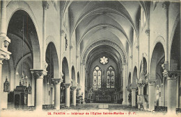 93 - PANTIN - INTERIEUR DE L'EGLISE SAINTE MARTHE - Pantin