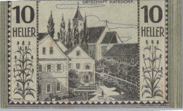 10 HELLER 1920 Stadt BODENDORF Oberösterreich Österreich Notgeld Banknote #PF125 - [11] Local Banknote Issues