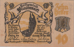 10 HELLER 1920 Stadt BLINDENMARKT Niedrigeren Österreich Notgeld #PE984 - [11] Local Banknote Issues