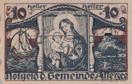 10 HELLER 1920 Stadt ATTERSEE Oberösterreich Österreich Notgeld Banknote #PF354 - [11] Local Banknote Issues