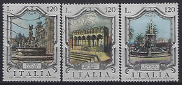 Italy 1977  Brunnen  (o) Mi.1583-1585 - 1971-80: Usati