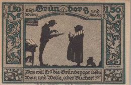 1.5 MARK 1914-1924 Stadt GRÜNBERG Niedrigeren Silesia UNC DEUTSCHLAND Notgeld #PD074 - [11] Emisiones Locales