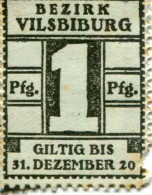 1 PFENNIG 1920 Stadt VILSBIBURG Bavaria DEUTSCHLAND Notgeld Papiergeld Banknote #PL498 - [11] Emisiones Locales