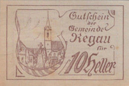 10 HELLER 1920 Stadt REGAU Oberösterreich Österreich Notgeld Banknote #PD954 - [11] Emissioni Locali