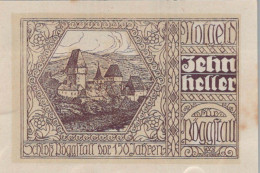 10 HELLER 1920 Stadt PoGGSTALL Niedrigeren Österreich Notgeld Banknote #PE252 - Lokale Ausgaben