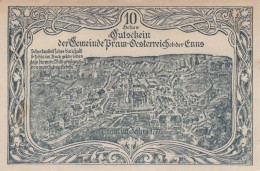 10 HELLER 1920 Stadt PRAM Oberösterreich Österreich Notgeld Banknote #PE301 - Lokale Ausgaben