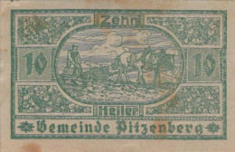 10 HELLER 1920 Stadt PITZENBERG Oberösterreich Österreich Notgeld #PE355 - [11] Emissioni Locali