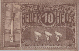 10 HELLER 1920 Stadt PERNAU Oberösterreich Österreich Notgeld Banknote #PE345 - [11] Emissioni Locali