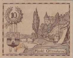 10 HELLER 1920 Stadt OTTENSHEIM Oberösterreich Österreich Notgeld #PE473 - [11] Emissioni Locali