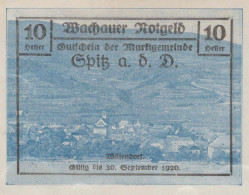 10 HELLER 1920 Stadt Österreich Notgeld Papiergeld Banknote #PE050 - Lokale Ausgaben