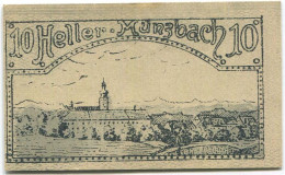 10 HELLER 1920 Stadt MÜNZBACH Oberösterreich Österreich Notgeld Papiergeld Banknote #PL731 - Lokale Ausgaben