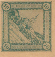 10 HELLER 1920 Stadt MOLLN Oberösterreich Österreich Notgeld Banknote #PD831 - Lokale Ausgaben