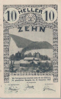 10 HELLER 1920 Stadt LILIENFELD Niedrigeren Österreich Notgeld Papiergeld Banknote #PG604 - [11] Emissions Locales