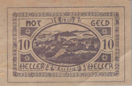 10 HELLER 1920 Stadt LASBERG Oberösterreich Österreich Notgeld Banknote #PD788 - [11] Lokale Uitgaven