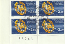 BCT - France - Election Au Parlement Européen - Bloc De 4 - 1984 - Usati