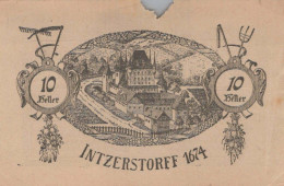 10 HELLER 1920 Stadt INZERSDORF Oberösterreich Österreich Notgeld #PI235 - [11] Emissioni Locali