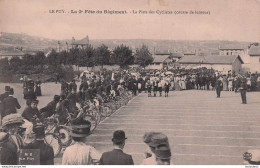 LE PUY LA 2e  FETE DU REGIMENT LA PISTE DES CYCLISTES COURSE DE LENTEUR - Le Puy En Velay