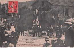 CASTELFRANC INAUGURATION DU MONUMENT LAVAYSSIERE  DRAPEAUX DES CHASSEURS A PIED ET DU 7e - Autres & Non Classés