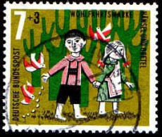 RFA Poste Obl Yv: 241/244 Au Service De L'humanité Contes Des Frères Grimm - Used Stamps