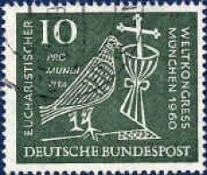 RFA Poste Obl Yv: 203/204 37.Congrès Eucharistique National München (cachet Rond) - Oblitérés