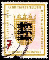 RFA Poste Obl Yv:  89/90 Exposition De Stuttgart (cachet Rond) - Gebraucht