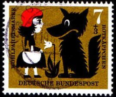 RFA Poste Obl Yv: 213/216 Contes Des Frères Grimm Rotkäppchen (cachet Rond) - Used Stamps