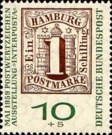RFA Poste N** Yv: 183/184 Centenaire Du Timbres De Hamburg & De Lübeck - Unused Stamps