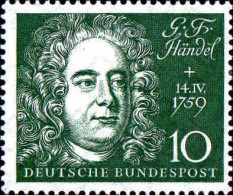 RFA Poste N** Yv: 188/192 Inauguration De La Beethoven-Halle Bonn - Ongebruikt