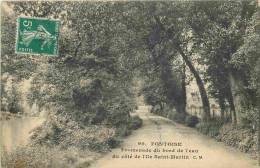 95 - Pontoise - Promenade Du Hord De L'eau Du Côté E L'ile Saint Martin - CPA - Voir Scans Recto-Verso - Pontoise