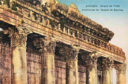 Liban - Baalbeck - Détails De Frises Extérieures Du Temple De Bacchus - Colorisée - Antiquité - CPA - Voir Scans Recto-V - Libanon