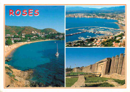 Espagne - Espana - Cataluna - Costa Brava - Roses - Multivues - CPM - Voir Scans Recto-Verso - Gerona