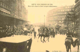 Reproduction CPA - Greve Des Chemins De Fer - Place De La Gare Du Nord Occupée Militairement - C'était La France - No 13 - Other & Unclassified