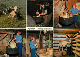 Metiers - Fromager - Fromages - Fromagerie - Alpkasen - Fromagerie à L'alpe - Multivues - Chaudron - Vaches - Kasen In D - Artesanal