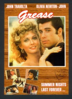 Cinéma - John Travolta - Olivia Newton-John - Grease - Summes Nights Last Forever - Carte Vierge - Actores