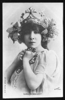 282 - ARTISTE - SARAH BERNHARDT -  DOS NON DIVISE - Artisti