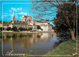 89 - Auxerre - L'Yonne Et L'ancienne Abbatiale Saint-Germain - CPM - Voir Scans Recto-Verso - Auxerre