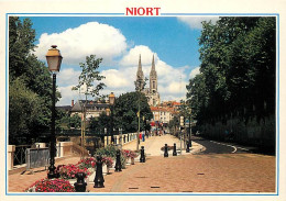 79 - Niort - Les Bords De La Sèvre Et L'église Saint-André - CPM - Voir Scans Recto-Verso - Niort