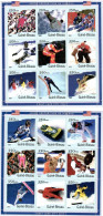 Guinea-Bissau 2001 - 2002 Winter Olympic Games - Salt Lake City, U.S.A.,2 M/S MNH** - Guinea-Bissau