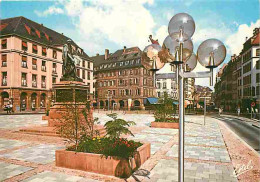 67 - Strasbourg - La Place Et La Statue Oeuvre De David D'Angers De Gutemberg - Carte Neuve - CPM - Voir Scans Recto-Ver - Straatsburg