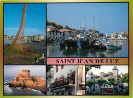 64 - Saint Jean De Luz - Multivues - Bateaux - Filets De Peche - Flamme Postale De Ciboure - CPM - Voir Scans Recto-Vers - Saint Jean De Luz