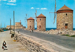 Grèce - Ile De Rhodes - Rodos - Rhodes - Les Moulins à Vent - Carte Neuve - CPM - Voir Scans Recto-Verso - Griechenland