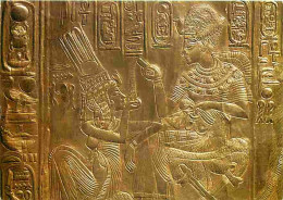 Art - Antiquités - Egypte - Treasures Of Tutankhamun - Golden Shrine - CPM - Voir Scans Recto-Verso - Antichità