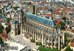 18 - Bourges - La Cathédrale Saint Etienne - Vue Aérienne - CPM - Voir Scans Recto-Verso - Bourges