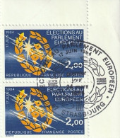 BCT - France - Election Au Parlement Européen - Bloc De 2 - 1984 - Used Stamps