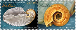 GREECE 2024 Europa CEPT. Underwater Fauna & Flora - Fine Set MNH - Nuevos