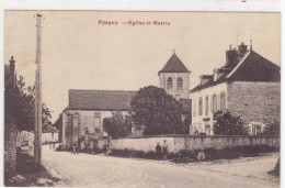 Côte-d'Or - Epagny - Eglise Et Mairie - Altri & Non Classificati