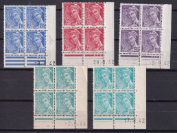 D 810 / LOT N° 546/549 BLOC DE 4 COIN DATE NEUF** COTE 5€ - Collections